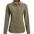 Craghoppers NosiLife Adventure Long Sleeved Shirt III Womens Wild Olive