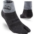 Bedrock Sandals x Injinji Split-Toe Mini-Crew Socks Granite Gray
