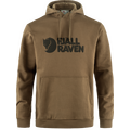 Fjällräven Logo Hoodie Mens Wood Brown (265)