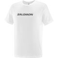 Salomon Logo Performance Short Sleeve Tee Mens White