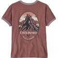 Patagonia Chouinard Crest Ringer Responsibili-Tee Womens Dulse Mauve