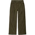 Patagonia Wide Leg Cord Pants Womens Basin Green