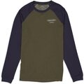 Mons Royale Icon Merino Air-Con Raglan Mens Dark Olive / 9 Iron