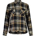 Maloja MaloM. Flannel Shirt Womens Deep Black Multi