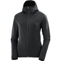 Salomon Essential Lightwarm Hoody Womens Deep Black