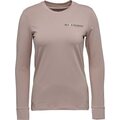 Black Diamond Heritage Wordmark LS Tee Womens Pale Mauve