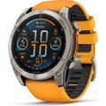 Garmin Fenix 8 Sapphire Amoled 51mm Ti/Graphite w Graphite/Spark Orange Band