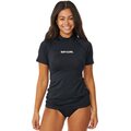 Rip Curl Classic Surf Short Sleeve UPF Rashguard Womens Black