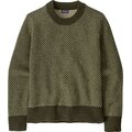 Patagonia Recycled Wool-Blend Crewneck Sweater Womens Ridge: Pine Needle Green