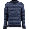 Ulvang Echo Crew Sweater Mens Navy Blue / Provence Blue