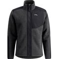 Lundhags Saruk Wool Pile Mid Full Zip Mens Charcoal (11000)