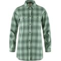 Fjällräven Övik Twill Shirt Long Sleeve Womens Misty Green-Patina Green (674-614)