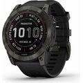 Garmin Fenix 7X Sapphire Solar (Demo) Carbon Gray DLC Ti w/Black