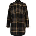 Maloja HalapM. Wool Check Coat Womens Deep Black Multi