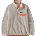 Patagonia Lightweight Synch Snap-T Pullover Womens Oatmeal Heather / Heirloom Peach