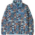 Patagonia Lightweight Synch Snap-T Pullover Womens Swallowtail Geo: Still Blue