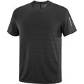 Salomon Sense Aero Short Sleeve Tee GFX Mens Deep Black / Black Beauty