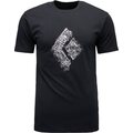 Black Diamond Engineered Diamond Short Sleeve Tee Mens Black