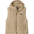 Patagonia Light Gust Hooded Vest Womens Oar Tan