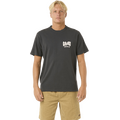 Rip Curl Shield Tee Mens Washed Black