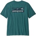 Patagonia Boardshort Logo Pocket Responsibili-Tee Mens Wetland Blue