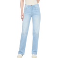 Duer Performance Denim+ High Rise Straight Womens Sun Faded Blue