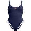 Speedo Solid Bound Scoop 1-Piece Peacoat