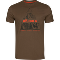 Härkila Nature Short Sleeve T-Shirt Mens Slate Black