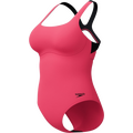 Speedo Flex Band Swimsuit with Integrated Swim Bra Womens Rasberry Fill