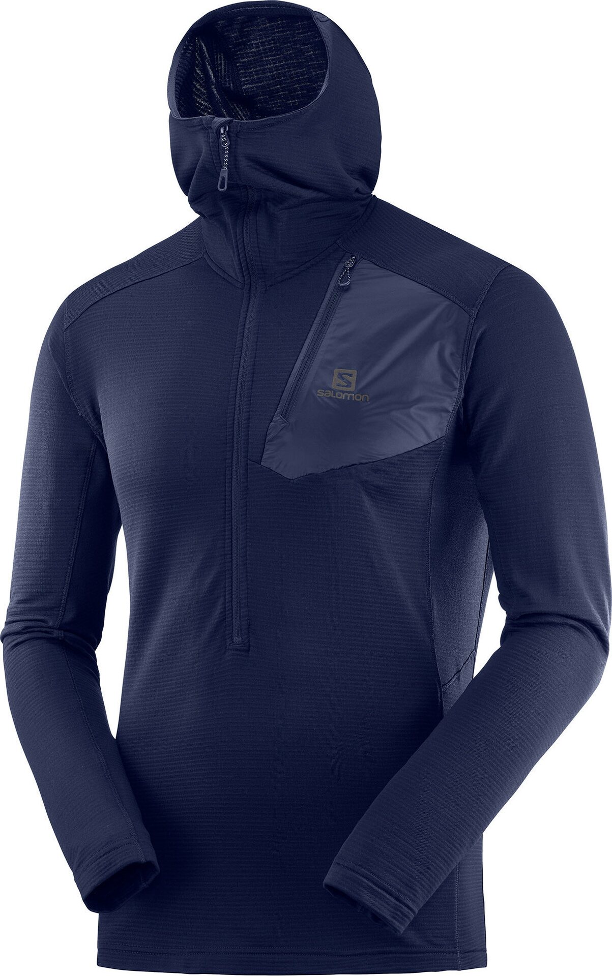 Salomon Grid HZ Mid Hoodie M Night Sky