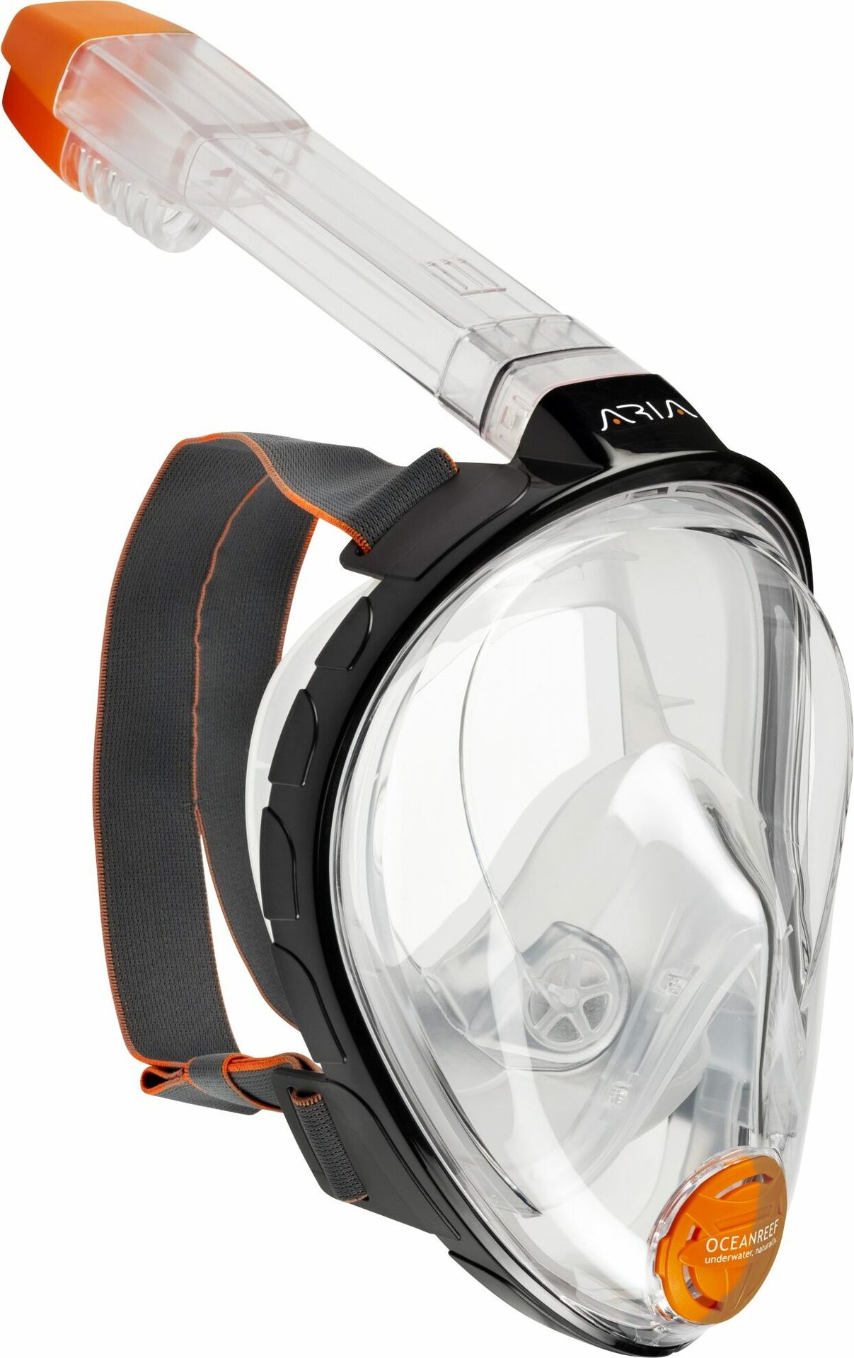 Ocean Reef ARIA Classic Full Face Snorkeling Mask Black / Clear Opaque