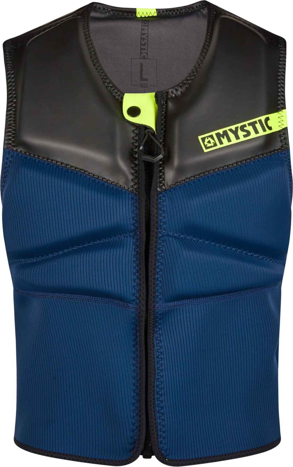 Mystic Block Vest Navy/Lime