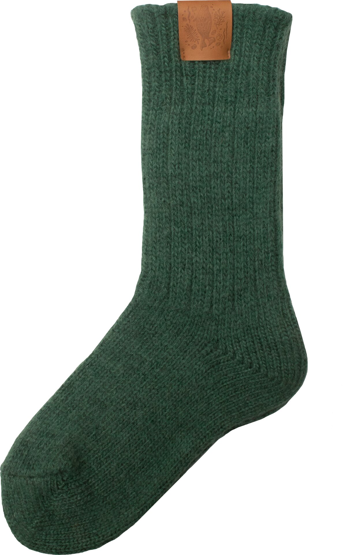 Suomen luonnonsuojeluliiton Luontokauppa Pinnan Alla Villasukat Sammaleenvihreä