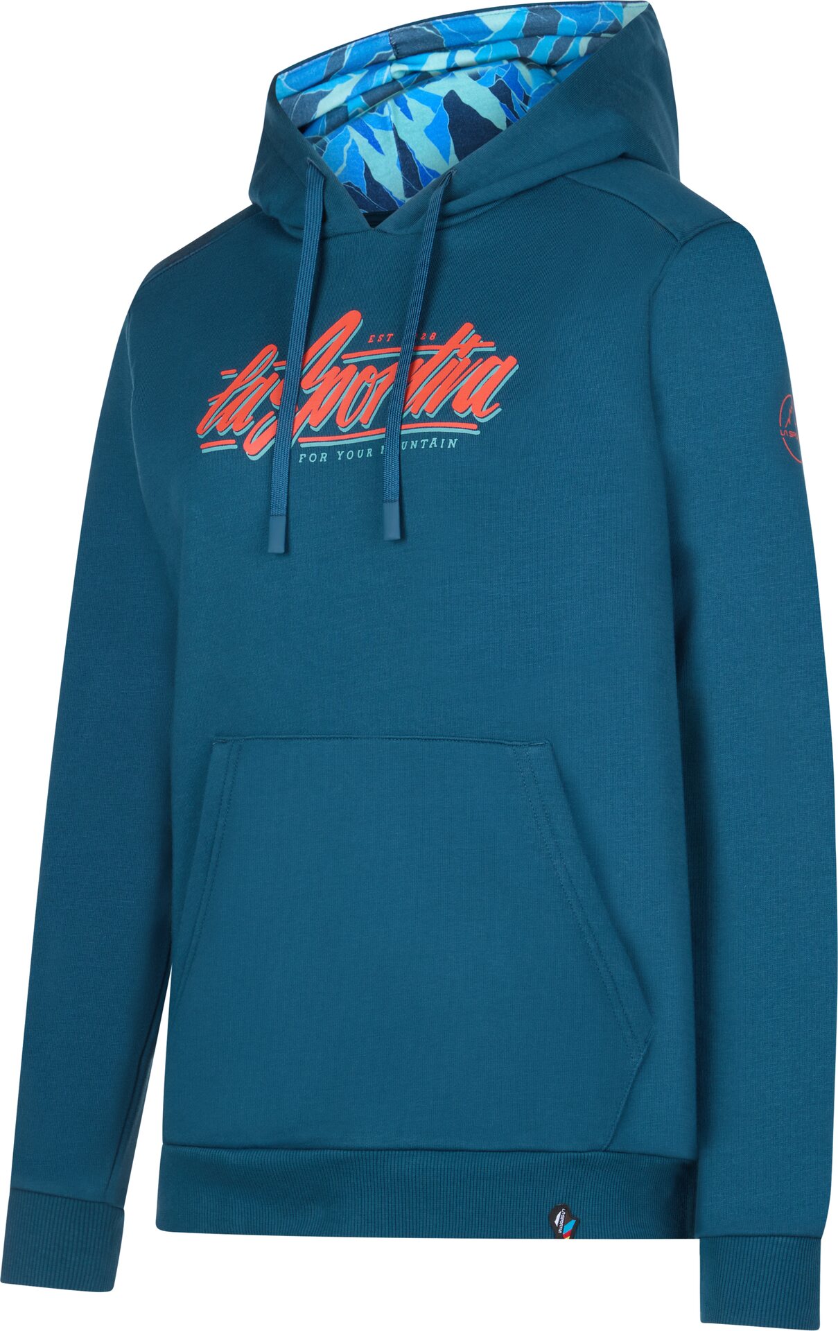 La Sportiva Retro Hoody Womens Storm Blue