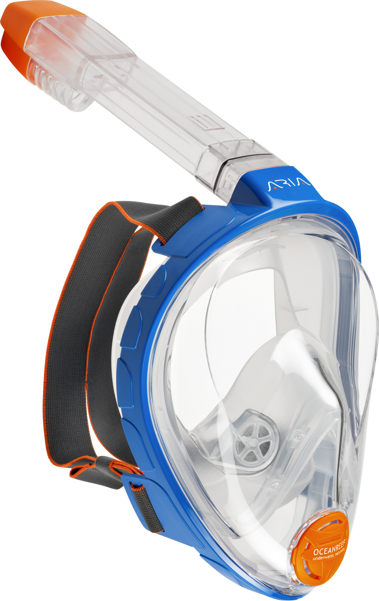 Ocean Reef ARIA Classic Full Face Snorkeling Mask Blue / Clear Opaque