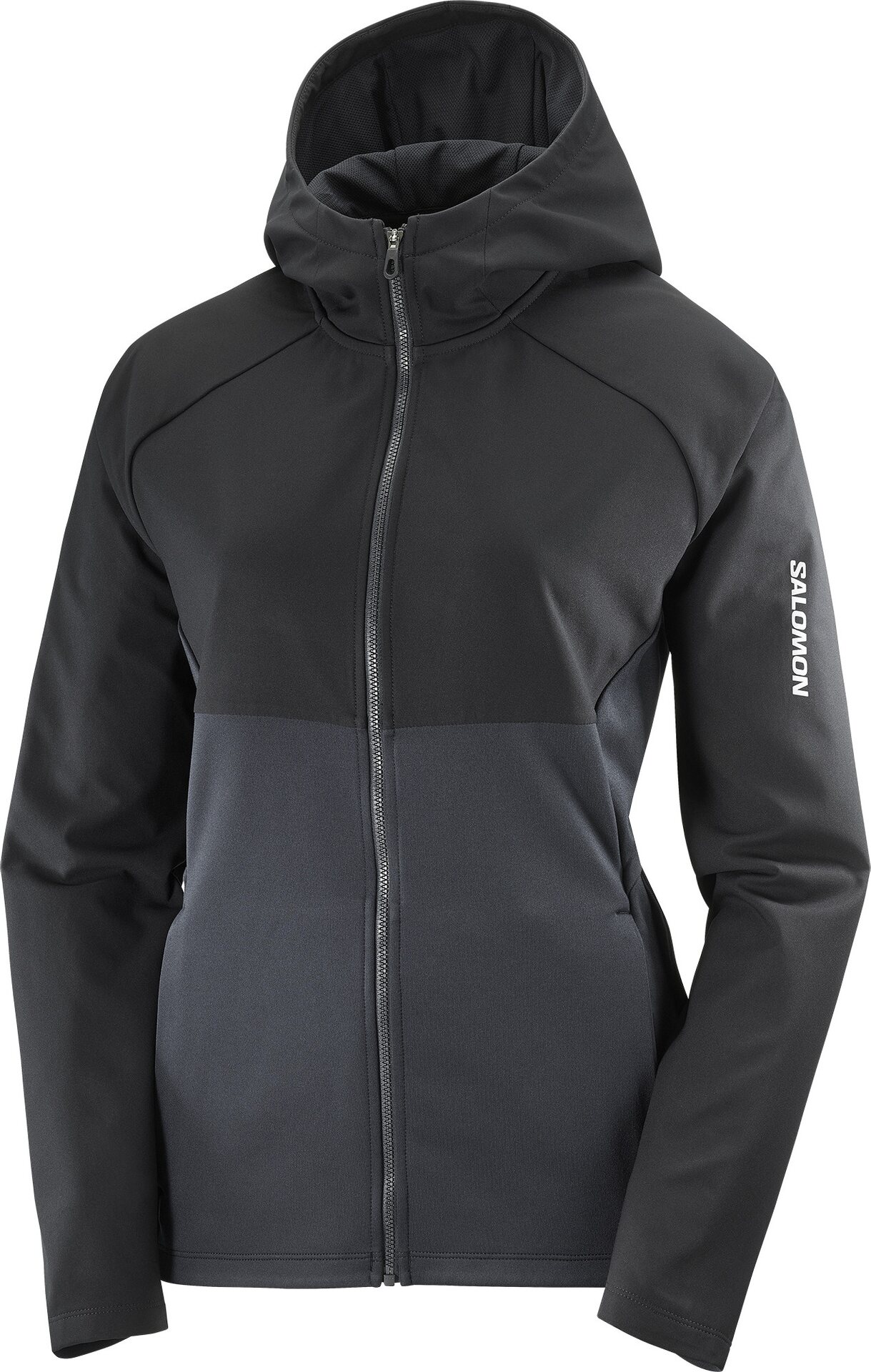 Salomon Runlife Hoodie Womens Deep Black