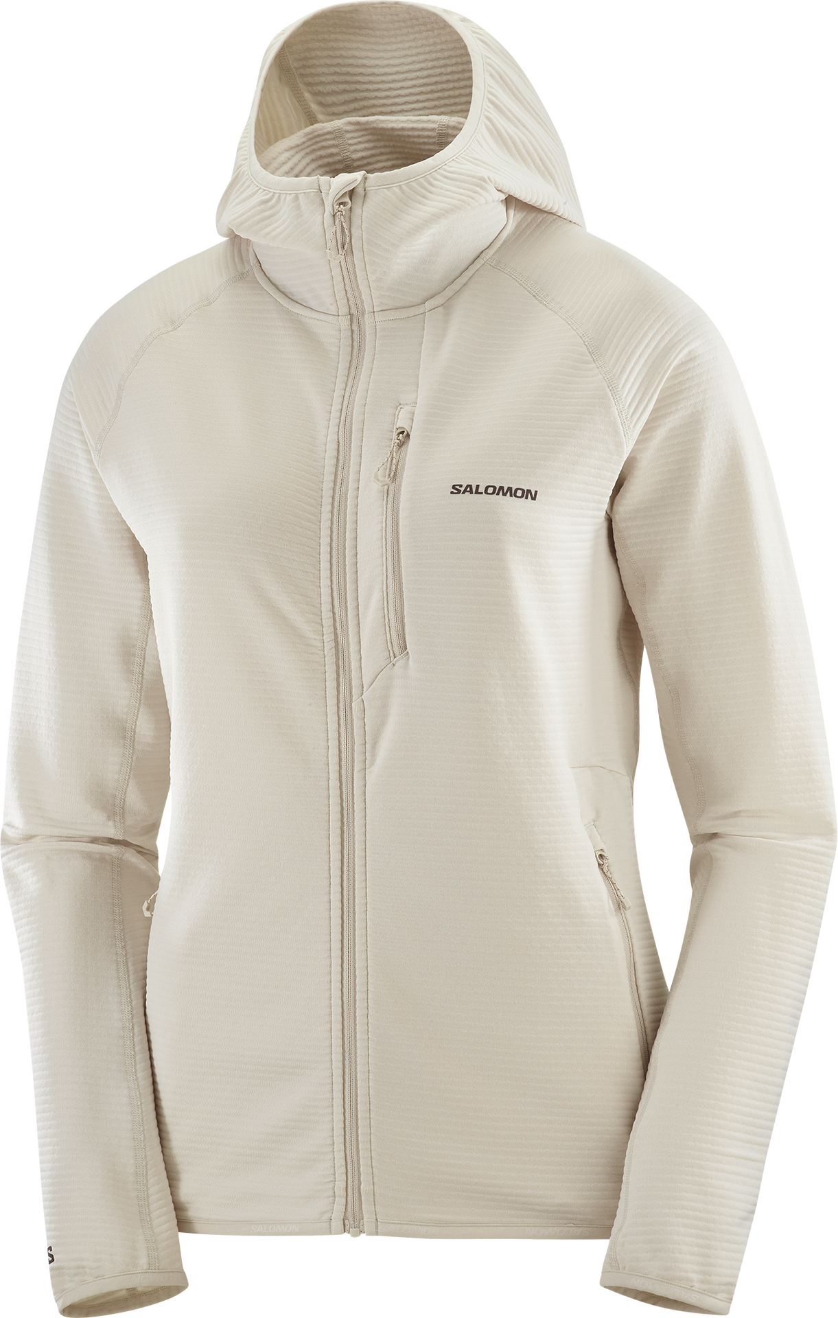 Salomon Essential Lightwarm Hoody Womens Rainy Day