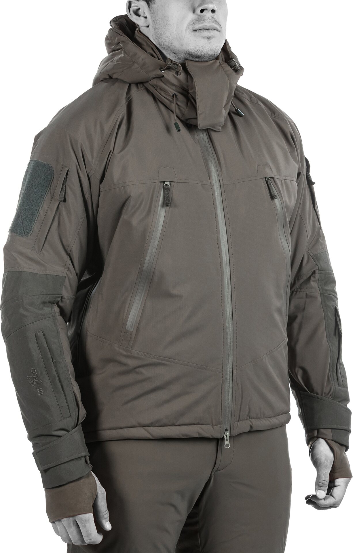 UF PRO Delta OL 3.0 Tactical Winter Jacket Brown Grey