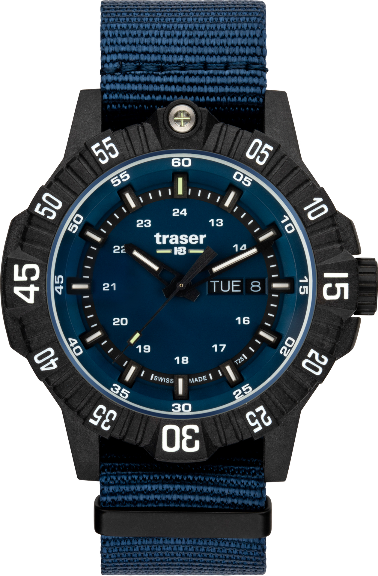 Traser P99 Q Tactical Blue Nato strap