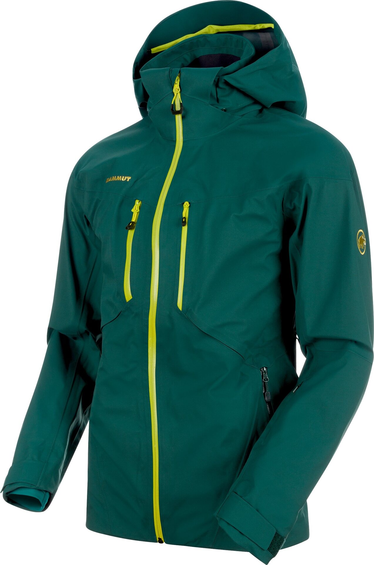 Mammut Stoney HS Jacket Men Dark Teal + Dark Teal-Canary