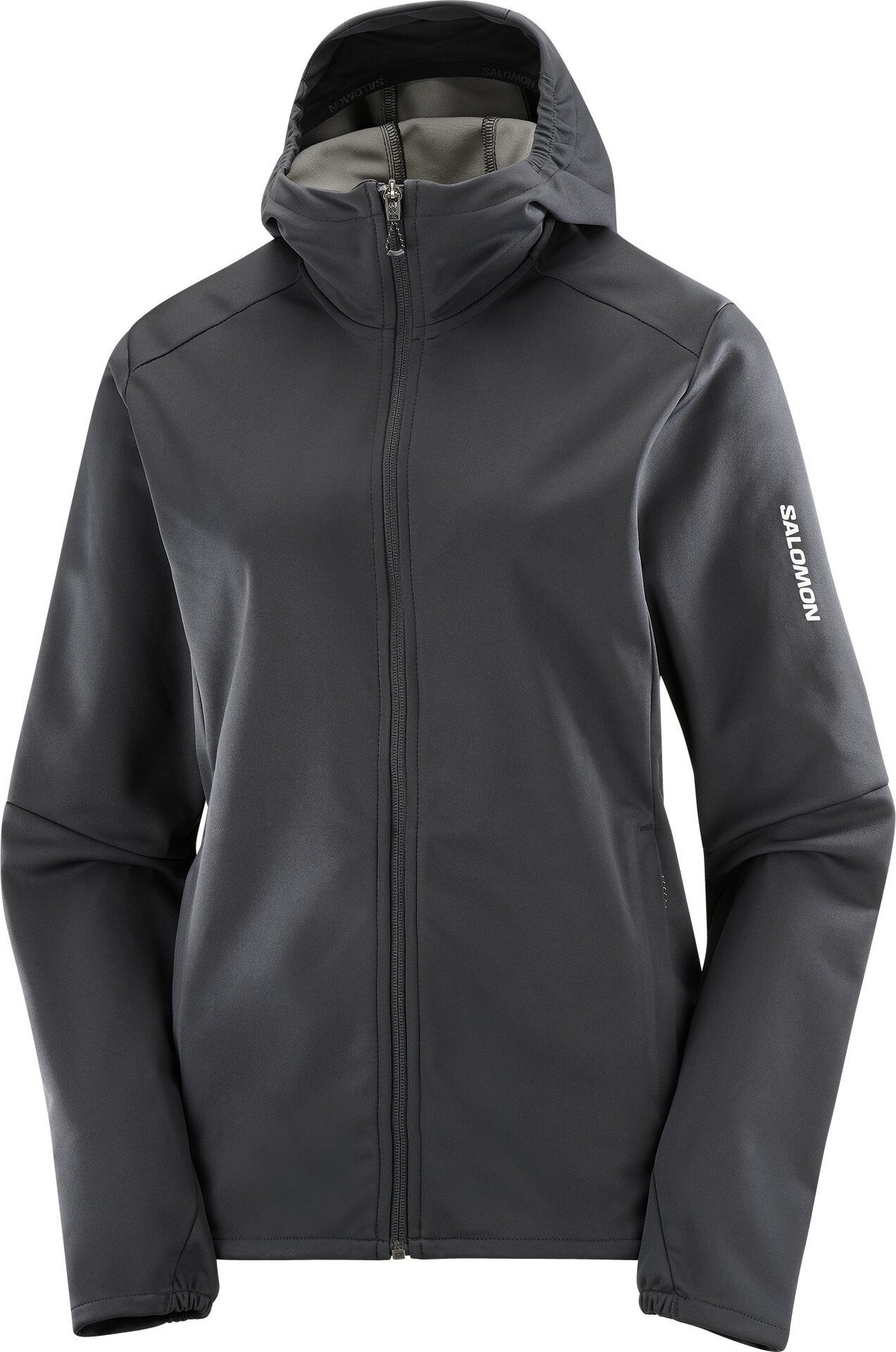 Salomon Gore-Tex Infinium Windstopper Softshell Jacket Womens Deep Black