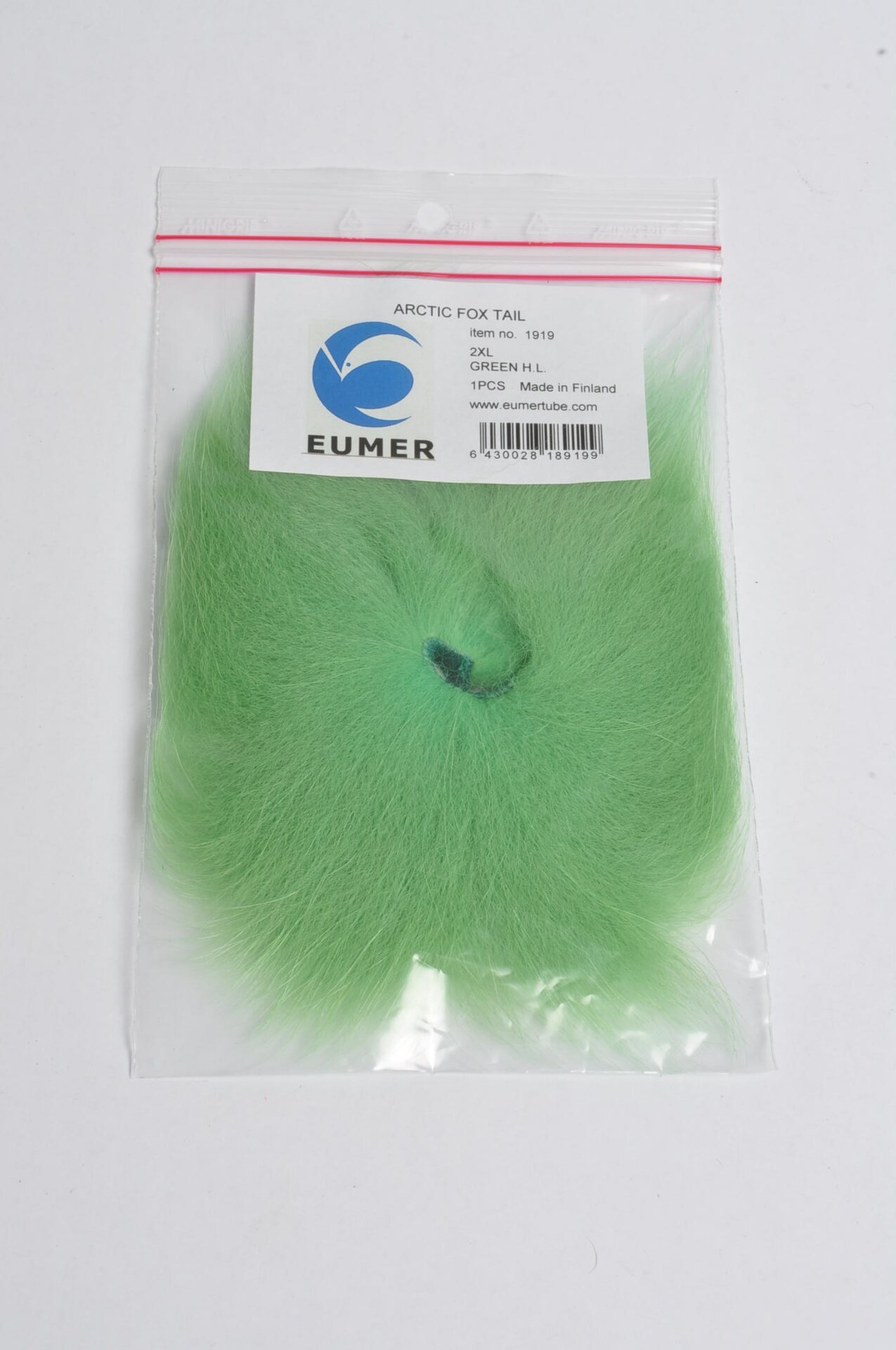 Arctic Fox Tail 2XL Green Hl.