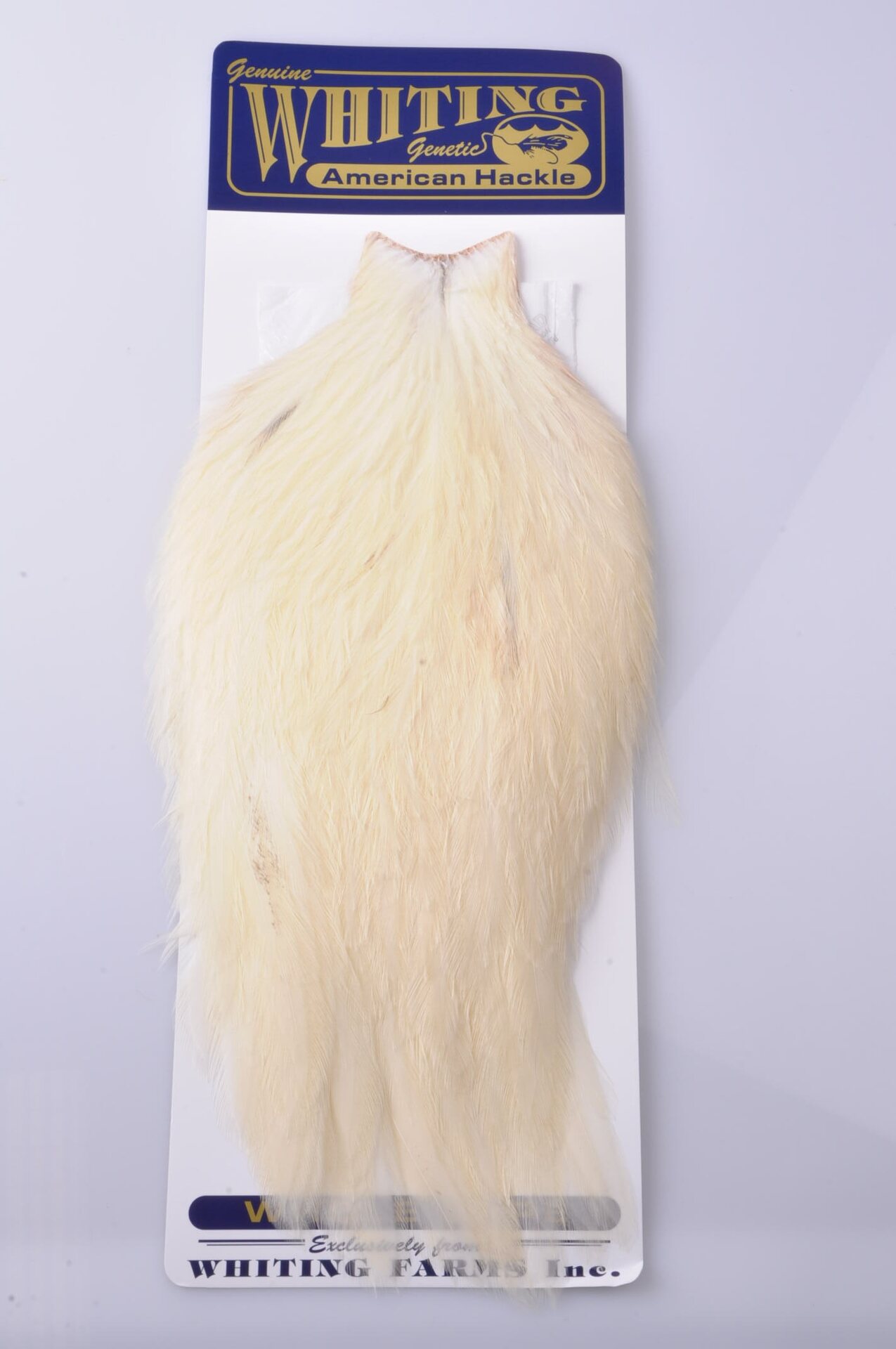 Whiting American Rooster Hackle Rooster Cape White