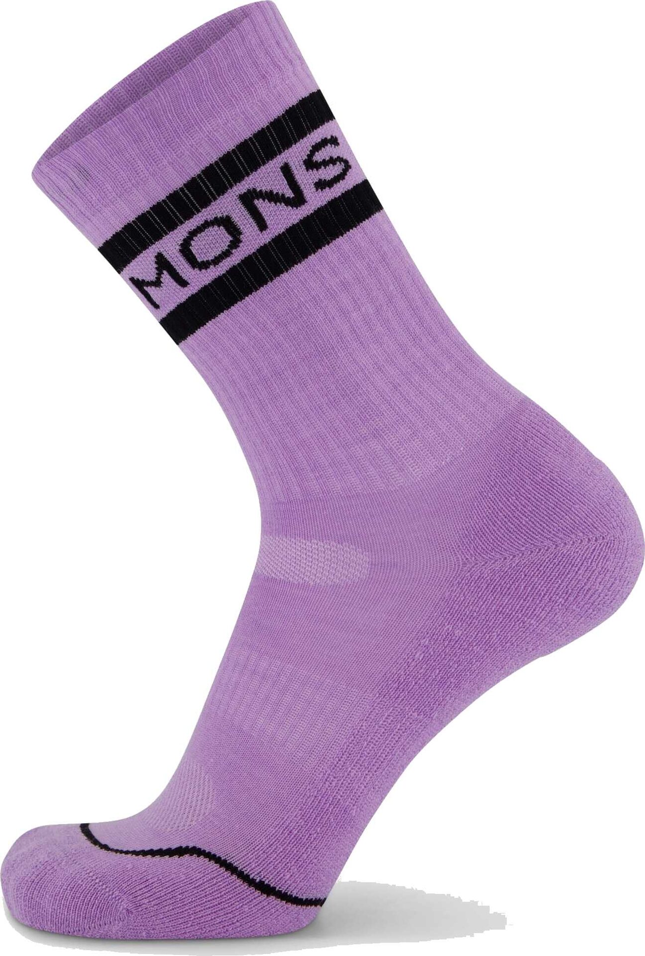 Mons Royale Signature Crew Sock Pastel Purple