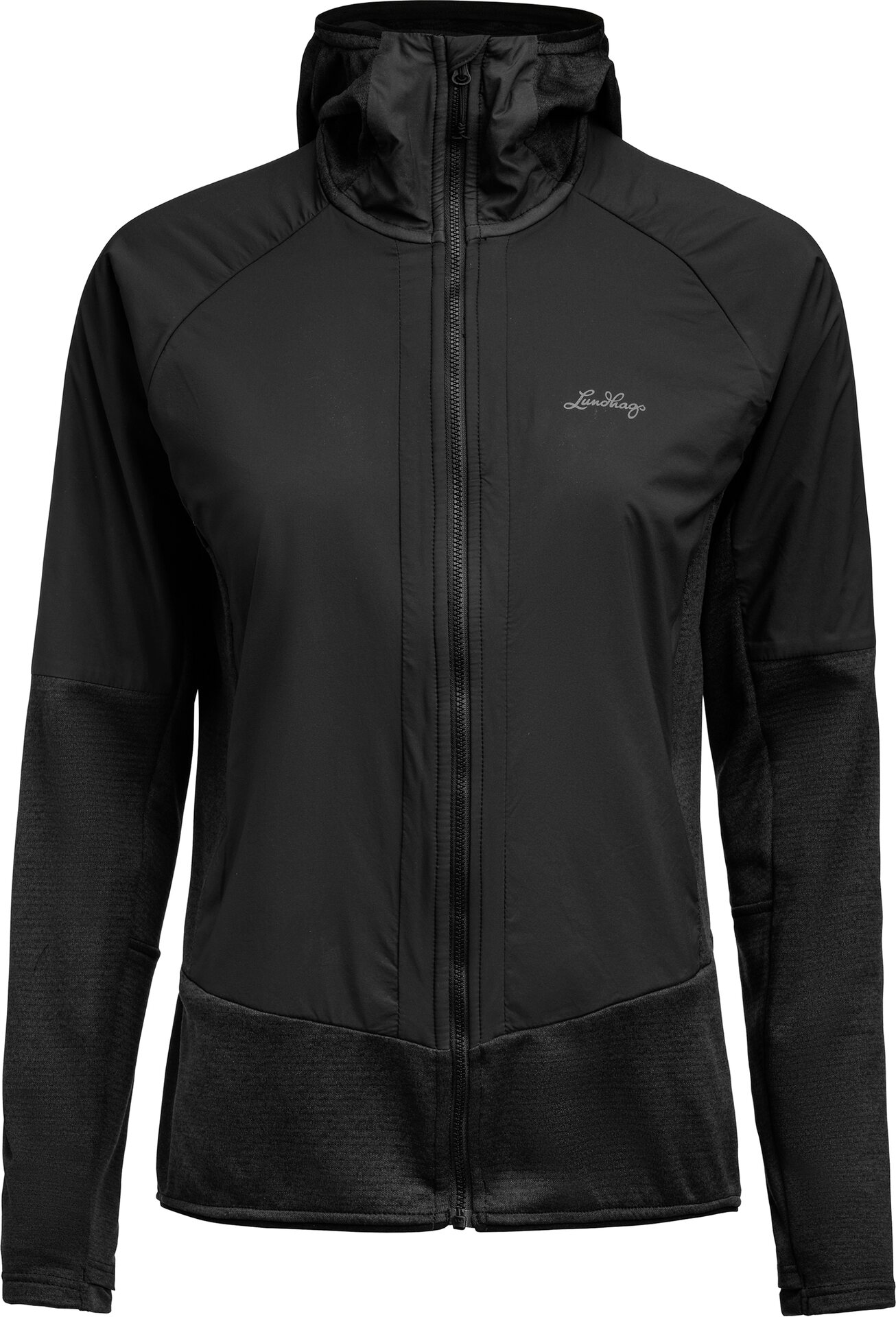 Lundhags Padje Windbreaker Hoodie Womens Black (10000)