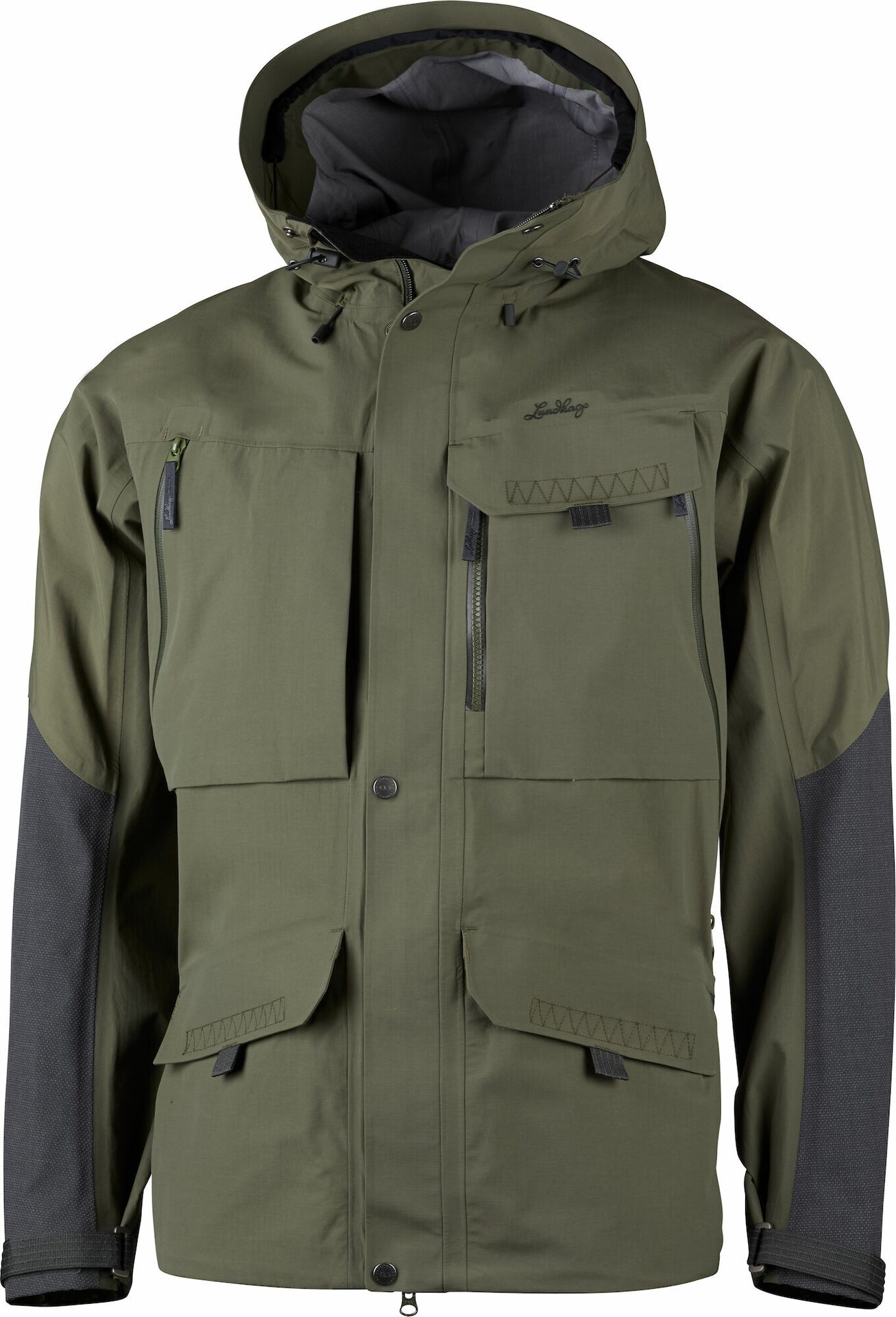 Lundhags Ocke Jacket Mens Forest Green/Charcoal (616)
