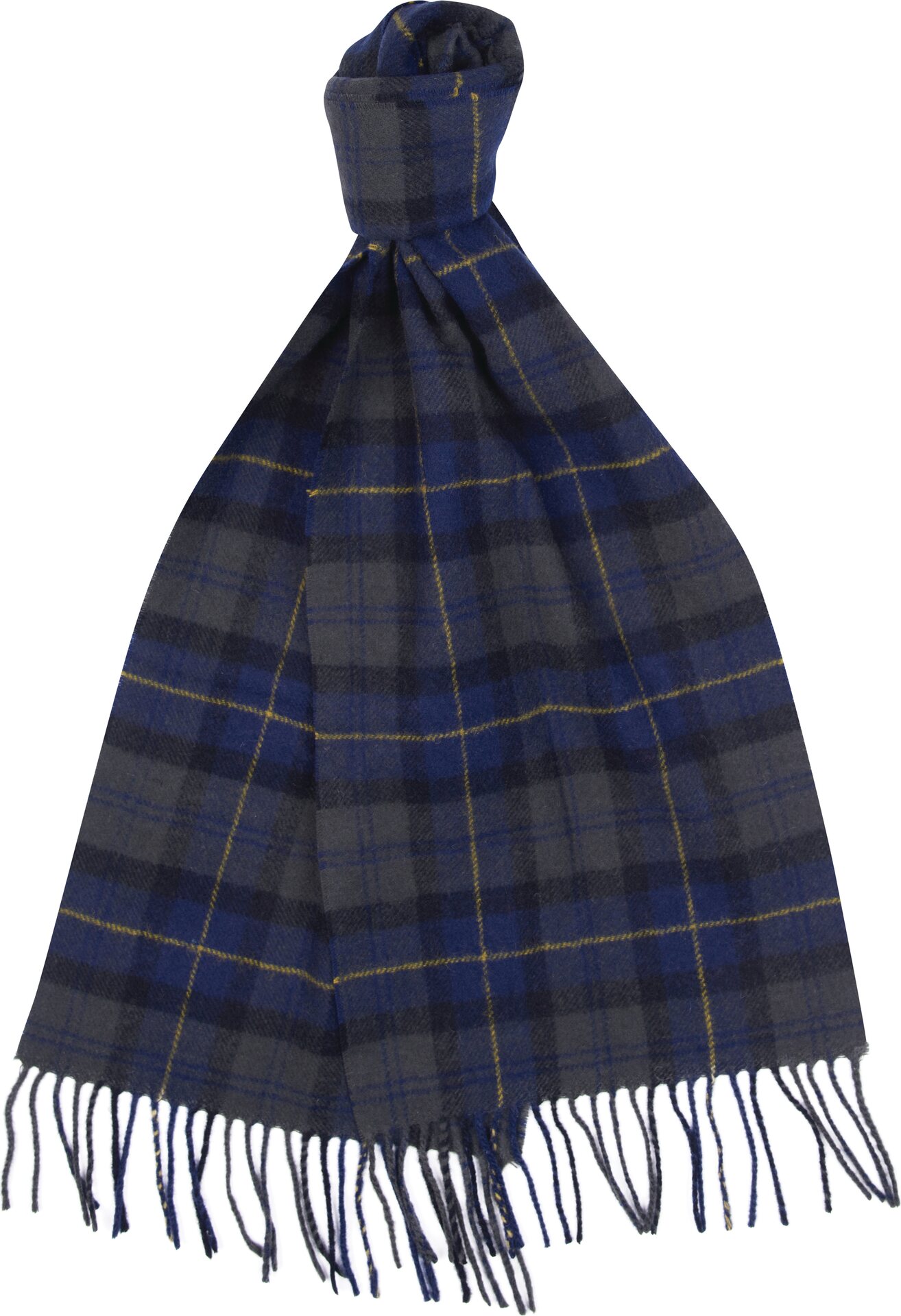 Barbour Tartan Lambswool Scarf Olive Night