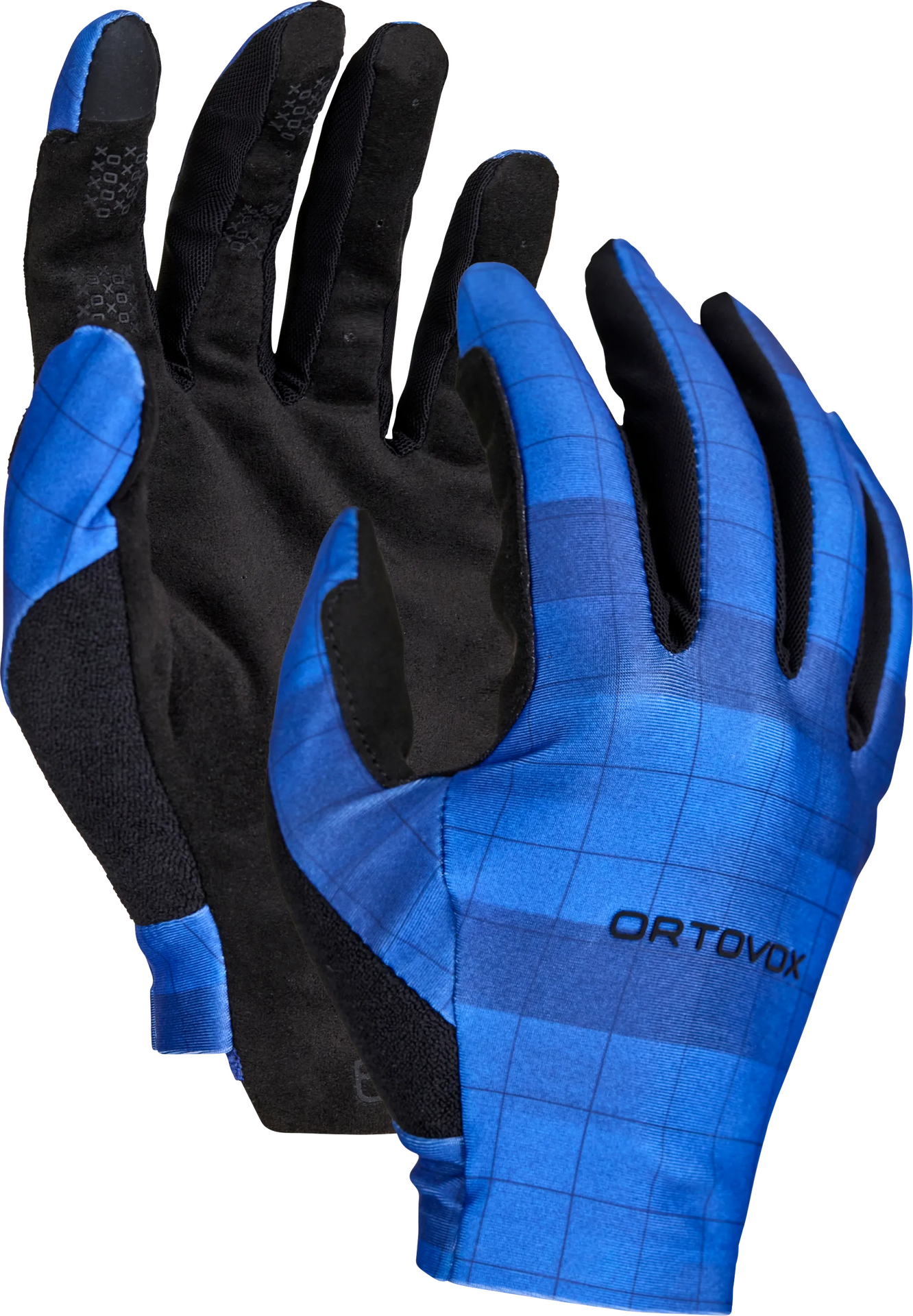 Ortovox MTB Light Glove Blue Note Motion AOP