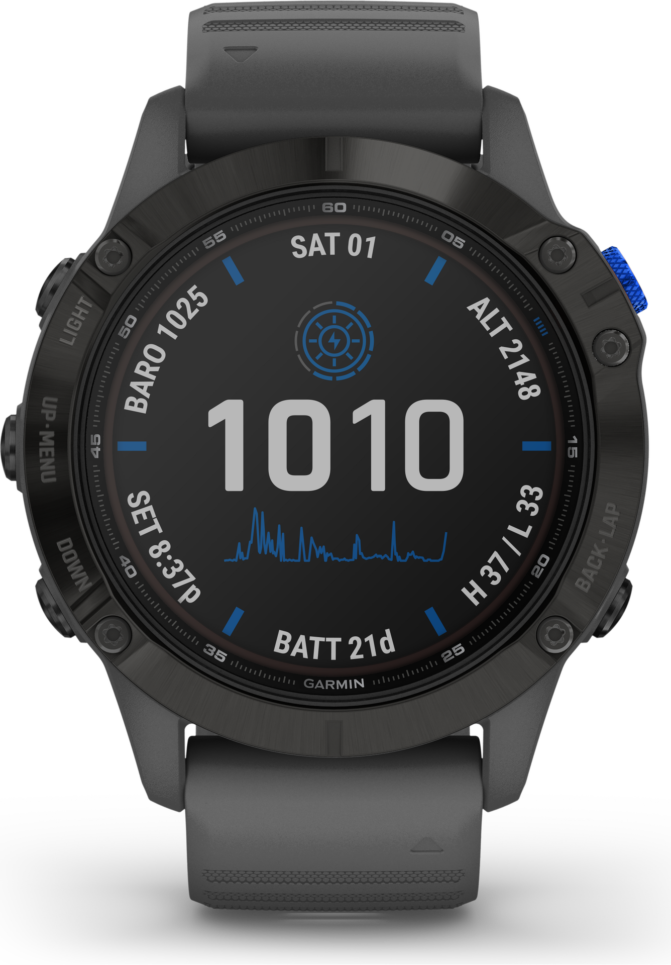 Garmin Fenix 6 Pro Solar Black w/ Slate Gray Band