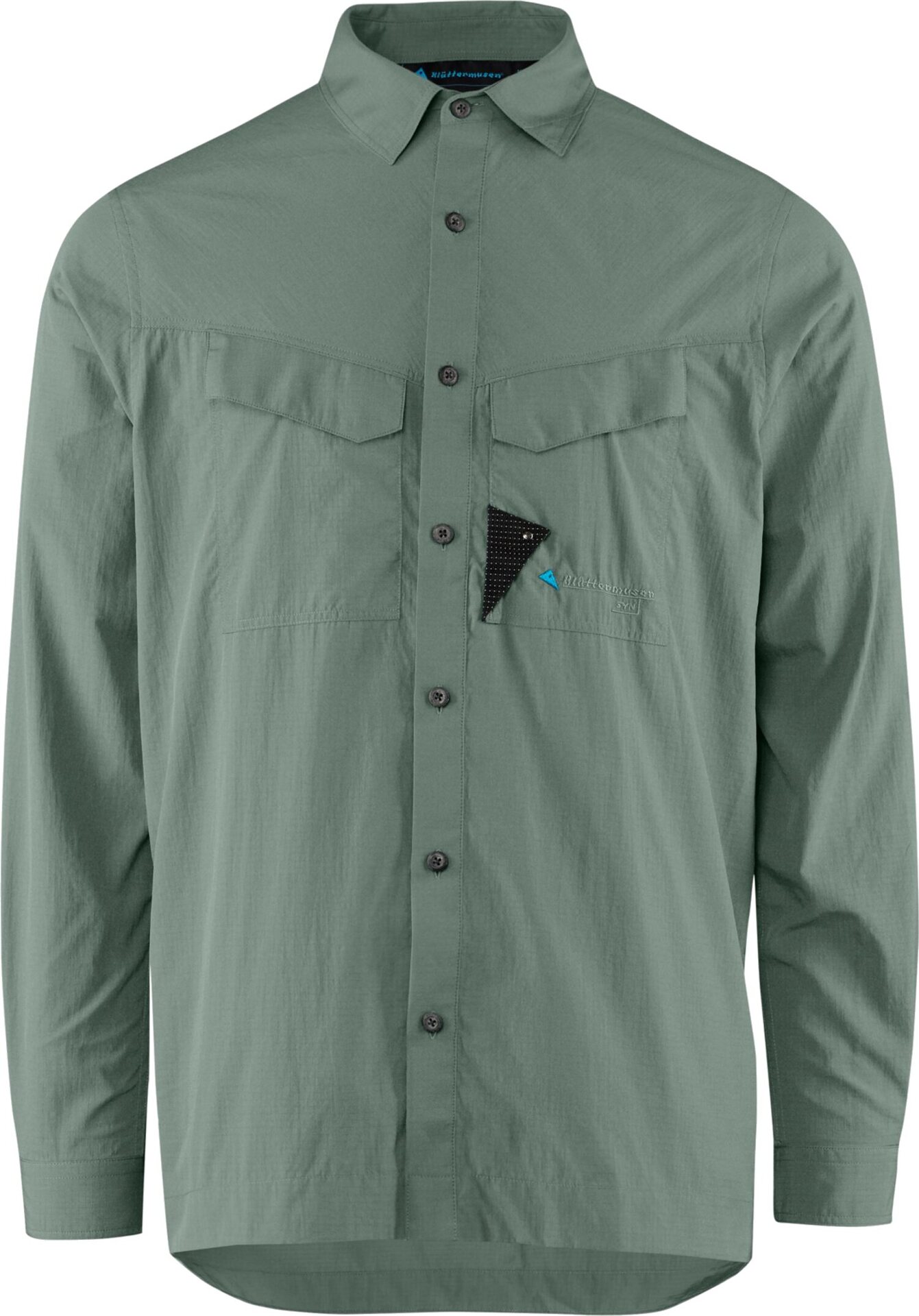 Klättermusen Syn Long Sleeve Shirt Mens Green Lake
